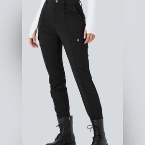 HALARA Black cargo pants NWT. Large tall.